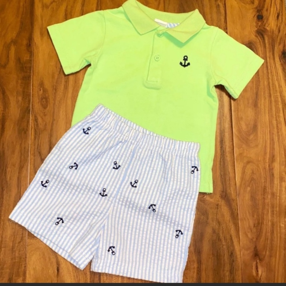12 month outfit. Includes shorts and shirt